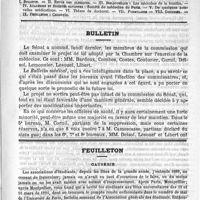 0849 - Page 841 - Comité de rédaction / Sommaire / Bulletin / Feuilleton. Causerie