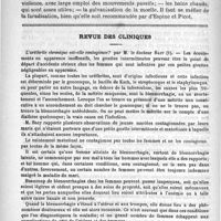 0866 - Page 858 - Faculté de médecine de Paris. - Conférences de pathologie interne. La paralysie spinale spasmodique infantile. Par M. le docteur Pierre Marie... / Revue des cliniques. L'uréthrite chronique est-elle contagieuse ? par M. le docteur Bazy