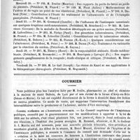 0883 - Page 875 - Faculté de médecine de Paris. Thèses de doctorat soutenues pendant le mois de mai 1891 / Courrier / Conseil supérieur de l'assistance publique / Comité d'hygiène et de salubrité de la Seine