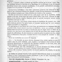 0884 - Page 876 - Courrier. Comité d'hygiène et de salubrité de la Seine / Les chats et la diphthérie / Avis