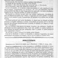 0913 - Page 905 - Hôpital Saint-Antoine. Un cas de bronchite et tuberculose au début. Observation recueillie dans le service de M. le docteur Landrieux (Salle Bichat, lit n°4) / Bibliothèque. Physiologie de la veille et du sommeil, par S. Sergueyeff. - Paris, F. Alcan, 1891