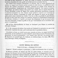 0916 - Page 908 - Académies et sociétés savantes. Académie de médecine. Séance du 23 juin 1891 / Société médicale des hôpitaux. Séance du 19 juin