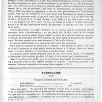 0919 - Page 911 - De quelques nouvelles médications. Salicylate de mercure dans la syphilis. (Les Nouveaux remèdes, 1891) / Sur le traitement de l'incontinence d'urine. (Les Nouveaux remèdes, 1891) / Formulaire. Topique contre les eschares / Courrier