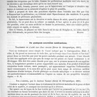 0942 - Page 934 - Revue de médecine. Les perforations intestinales dans la fièvre typhoide [Martin] / De quelques nouvelles médications. Traitement de l'acné par l'eau chaude (Revue de thérapeutique, 1891) / Sur l'aristol, par le docteur Seifert (Revue de thérapeutique, 1891) / L'action hémostatique de la ouate Penghawar, par le docteur Noltenius. (Revue de thérapeutique, 1891)