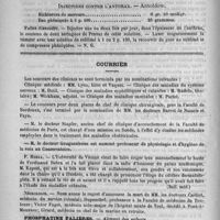 0068 - Page 60 - Académies et sociétés savantes. Société de médecine de Paris. Séance du 27 juin 1891 / Formulaire. Injections contre l'anthrax. - Arnoldow / Courrier / F. Hebra / Nécrologie [Cailliot / Duponchel / Victor Fagot / Girard]