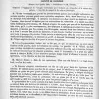 0090 - Page 82 - Revue des journaux. Traitement des brûlures, par le Docteur Rottenberg (Annales de la Société de médecine de Gand 1891) / Académies et sociétés savantes. Société de chirurgie. Séance du 8 juillet 1891