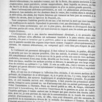 0136 - Page 128 - Revue des cliniques. Un cas d'actinomycose, par le professeur Thiriar / Revue des journaux. Le cancer primitif des voies biliaires, par le Docteur Musser (Brochure, Philadelphie, 1889)