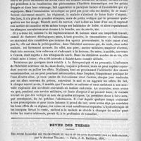 0146 - Page 138 - Revue des cliniques. Paralysie faciale hystérique, par M. le Professeur Charcot / Revue des thèses. Des suites éloignées des traumatismes du crâne et de leur traitement par la trépanation, par le Docteur Tellier. - Paris, J. - B. Baillière, 1891