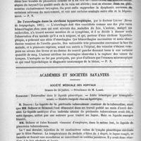 0162 - Page 154 - Revue des journaux. De la dysphonie nerveuse chronique, par M. E. Brissaud (Revue de laryngologie, 1891) / De l'otorrhagie dans la cirrhose hypertrophique, par le Docteur Leudet (Revue de laryngologie, 1891) / Académies et sociétés savantes. Société médicale des hôpitaux. Séance du 24 juillet