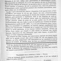 0171 - Page 163 - Hôpital Tenon. - M. le Docteur L.-G. Richelot. De la laparotomie exploratrice / Feuilleton. Résultats du premier Congrès pour l'étude de la tuberculose, par le Docteur L.-H. Petit... / Traitement de la fistule à l'anus. - Guyon