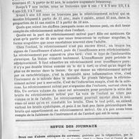 0183 - Page 175 - Du rétrécissement mitral chez le foetus et chez l'enfant. Communication faite à la Société de médecine de Paris dans la séance du 13 juin 1891, par P. Duroziez / Revue des journaux. Deux cas d'abcès otitiques du cerveau ; guérison par la trépanation, par le Docteur M. Pritchard. (Ann. des mal. de l'oreille, 1891)