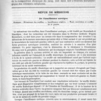 0255 - Page 247 - Clinique de l'Hôpital Saint-Antoine. Cancer hémorrhagique de l'estomac à forme d'ulcère rond, par M. le Docteur Tapret. Leçon recueillie par le Docteur G. Budor / Revue de médecine. De l'insuffisance aortique