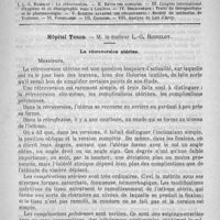 0297 - Page 289 - Comité de rédaction / Sommaire / Hôpital Tenon. - M. le Docteur L.-G. Richelot. La rétroversion utérine
