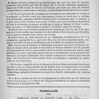0307 - Page 299 - Sociétés savantes des départements. Société de médecine de Toulouse (1er semestre 1891) / Formulaire. Injections contre la vaginite aiguë. - Ch. Eloy