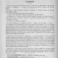 0308 - Page 300 - Formulaire. Injections contre la vaginite aiguë. - Ch. Eloy / Courrier. Faculté de médecine et de pharmacie de Lyon (année scolaire 1890-1891) ; concours pour les prix / La loi sur l'exercice de la médecine au Sénat / Projet de loi sur l'exercice de la médecine / Nécrologie [Hermil (de Grenoble) / Mathieu (de Fraize) / Redarès / Duval (de Calais) / Henri (de Menton) / Castan / Frouin (de Saint-Nicolas-de-Pelem)]