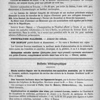0320 - Page 312 - De quelques nouvelles médications. Formules pour l'emploi des acides minéraux dans le traitement du catarrhe gastrique avec hypochlorhydrie, par M. le Docteur Coutaret / Courrier. Faculté de médecine de Nancy / Institut vaccinogène de Turque / Institut Koch à Berlin / Bulletin bibliographique