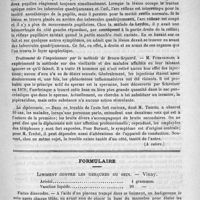 0331 - Page 323 - Société savantes de l'étranger. Sociétés de médecine de Berlin (1er semestre 1891) (A suivre) / Formulaire. Liniment contre les gerçures du Sein. - Vinay / Courrier. Association française pour l'avancement des sciences