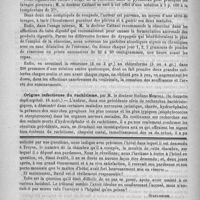 0352 - Page 344 - Revue des journaux. Journaux italiens. La résorcine, ses indications thérapeutiques, communication du docteur G. Cattani... (In Gazzetta degli ospitali, n° 54, août) / Origine infectieuse du rachitisme, par M. le Docteur Stefano Mercoli. (In Gazzetta degli ospitali, 16 août) / Feuilleton. Causerie [Simplissime] / Mixture contre le délire, dans la pneumonie des alcooliques. Neichaiew
