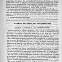 0437 - Page 429 - Académies et sociétés savantes. Académie de médecine. Séance du 15 septembre 1891 / Sociétés savantes des départements. Sociétés de médecine de Lyon (1er semestre 1891)