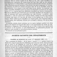 0449 - Page 441 - Revue de médecine. Maladies du foie / Sociétés savantes des départements. Sociétés de médecine de Lyon (1er semestre 1891)