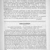 0459 - Page 451 - Hôpital Saint-Louis. - M. le Docteur Du Castel. La syphilis de la langue (A suivre) / Bibliothèque. Bibliothèque évolutionniste. - Le darwinisme, par A. Russel Wallace. Trad. par H. de Varigny. - Paris, Lecrosnier et Babé, 1891 / Feuilleton. Causerie