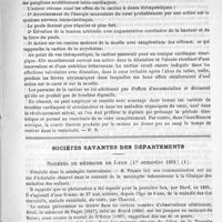 0485 - Page 477 - Revue des journaux. Action physiologique et thérapeutique de la cactine (Revue de thérapeutique, 1891) / Sociétés savantes des départements. Sociétés de médecine de Lyon (1er semestre 1891)