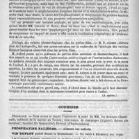 0500 - Page 492 - Sociétés savantes des départements. Sociétés de médecine de Lyon (1er semestre 1891) (A suivre) / Courrier. Nécrologie [Cheminade / Correnson, de Jemmapes (Algérie) / Deluze (de Coutras) / Jacottet (de Bonneville) / Prévost (d'Harbonnières)]
