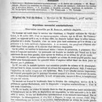 0501 - Page 493 - Comité de rédaction / Sommaire / Hôpital du Val-de-Grâce. - Service de M. Burlureaux... Erythème mercuriel scarlatiniforme. Observation recueillie par M. Ramally...