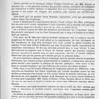 0505 - Page 497 - Hôpital du Val-de-Grâce. - Service de M. Burlureaux... Erythème mercuriel scarlatiniforme. Observation recueillie par M. Ramally... / Revue des cliniques. Etude générales sur les substances solubles d'origine microbienne, par MM. Arloing et Courmont