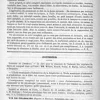 0524 - Page 516 - De quelques nouvelles médications. Le salol camphré dans le traitement de l'otorrhée. (Revue de thérapeutique) / Courrier. Concours de l'internat / Société de médecine de Paris