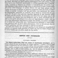 0556 - Page 548 - Revue des cliniques. Formes cliniques et diagnostic du rein mobile, par M. le Docteur Tuffier / Revue des journaux. Journaux italiens. Les éthers sulfuriques dans les urines et l'antisepsie intestinale, par le Docteur alberto Rovichi...