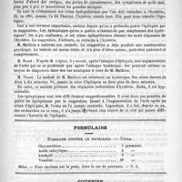 0559 - Page 551 - Académies et sociétés savantes. Société médicale des hôpitaux. Séance du 9 octobre / Formulaire. Pommade contre le psoriasis. - Unna / Courrier