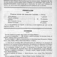 0583 - Page 575 - Académies et sociétés savantes. Académie de médecine. Séance du 13 octobre 1891 / Formulaire. Pommade contre les engelures ulcérées. - Brocq / Courrier