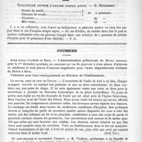 0607 - Page 599 - Académies et sociétés savantes. Société de médecine de Paris. Séance du 10 octobre 1891 / Formulaire. Collutoire contre l'angine simple aiguë. - H. Rousseau / Courrier. Asile public d'Aliénés de Bron / Le nouvel asile de nuit de Toulon / 70e anniversaire du professeur Virchow