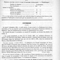 0643 - Page 635 - Académies et sociétés savantes. Société de chirurgie. Séance du 21 octobre 1891 / Formulaire. Potion contre l'hydropisie d'origine cardiaque. - Fürbringer / Courrier / L'hygiène urbaine / Faculté des sciences de Paris