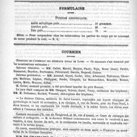 0656 - Page 648 - Académies et sociétés savantes. Académie de médecine. Séance du 27 octobre 1891 / Formulaire. Poudre absorbante / Courrier. Concours de l'internat des hôpitaux civils de Lyon / Clinique française (76, rue de Vaugirard, et 30, rue d'Assas)