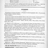 0668 - Page 660 - Formulaire. Pommade contre les engelures. - Monin / Courrier. Statistique de l'Institut Pasteur / La médecine et les littérateurs / Réunion amicale de médecins de réserve des armées de terre et de mer et de l'armée territoriale / Nécrologie [Cheminade / Pasquet-Labrouc de Charroux / Fourgrand, de la Flotte (Île de Ré) / Bagnéris (de Mirande)]