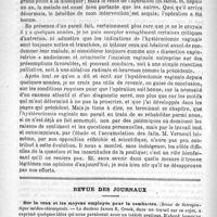 0676 - Page 668 - De l'hystérectomie vaginale, par L.-G. Richelot / Revue des journaux. Sur la toux et les moyens employés pour la combattre. (Revue de thérapeutique médico-chirurgicale)