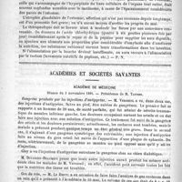 0688 - Page 680 - Revue des journaux. De l'atrophie glandulaire de l'estomac. (Archives médicale belges, 1891) / Académies et sociétés savantes. Académie de médecine. Séance du 3 novembre 1891