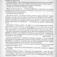 0704 - Page 696 - Courrier. Clinique française (76, rue de Vaugirard, et 30, rue d'Assas) / Hôpital des Enfants-Malades / Maladies des Enfants / Dépopulation du Rhône en 1890 / Hygiène des chemins de fer / Nécrologie [G. Alphandéry (d'Alais)] / Société de médecine de Paris
