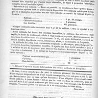 0748 - Page 740 - Revue des cliniques. Traitement de la syphilis par les injections mercurielles, par le Docteur A. Brousse / Feuilleton. Les inconstances de la justice vis-à-vis des médecins [Simplissime] / Mélange épilatoire. - Unna
