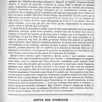 0761 - Page 753 - Revue des cliniques. La fièvre et la constipation chez les opérés, par M. Périer / Revue des journaux. De l'étiologie des oscillations de la tête, par J. Singer (Annales des maladies de l'oreille)