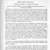 0773 - Page 765 - Académies et sociétés savantes. Académie de médecine. Séance du 24 novembre 1891 / Société médicale des hôpitaux. Séance du 20 novembre