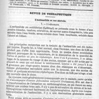 0825 - Page 817 - Comité de rédaction / Sommaire / Revue de thérapeutique. L'acétanilide et ses dérivés