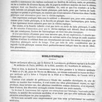 0832 - Page 824 - Revue des cliniques. La mortalité en obstétrique depuis l'adoption des méthodes antiseptiques, par M. le Professeur Tarnier / Bibliothèque. Leçons de Clinique médicale, par le Docteur E. Lancereaux... / Revue des journaux. Ichthyol ; son action. (Le Scalpel, 1891)