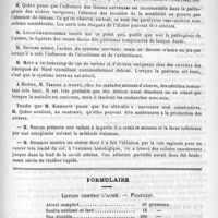 0871 - Page 863 - Académies et sociétés savantes. Société de chirurgie. Séance du 9 décembre 1891 / Formulaire. Lotion contre l'acné. - Fournier