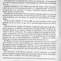 0902 - Page 894 - Les modifications athosphériques et la grippe / Bibliothèque. Traité de thérapeutique chirurgicale, par Emile Forgues et Paul Reclus