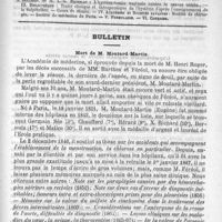 0921 - Page 913 - Comité de rédaction / Sommaire / Bulletin. Mort de M. Moutard-Martin