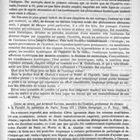 0925 - Page 917 - Bibliothèque. Traité clinique et thérapeutique de l'hystérie d'après l'enseignement de la Salpètrière, par M. le Docteur Gilles de la Tourette. - Paris, Plon, Nourrit et Compagnie, 1891 [L.-H. Petit] / Cours de chimie, par Armand Gautier... Tome III : Chimie biologique. - F. Savy, 1892