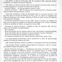 0027 - Page 23 - Courrier / Statistique de l'Institut Pasteur / Congrès d'étudiants socialistes
